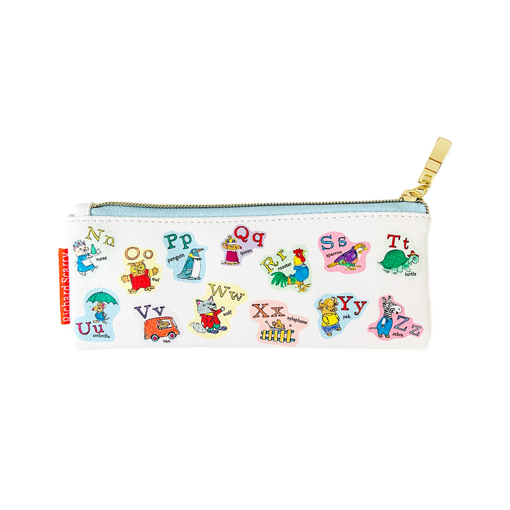 Richard Scarry Small Pencil Case · ABC's  *Limited Edition