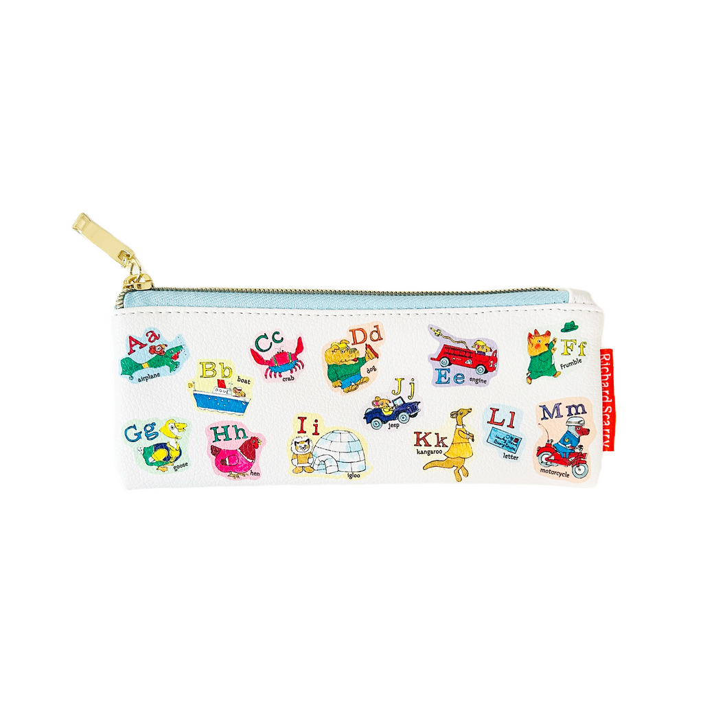 Richard Scarry Small Pencil Case · ABC's  *Limited Edition