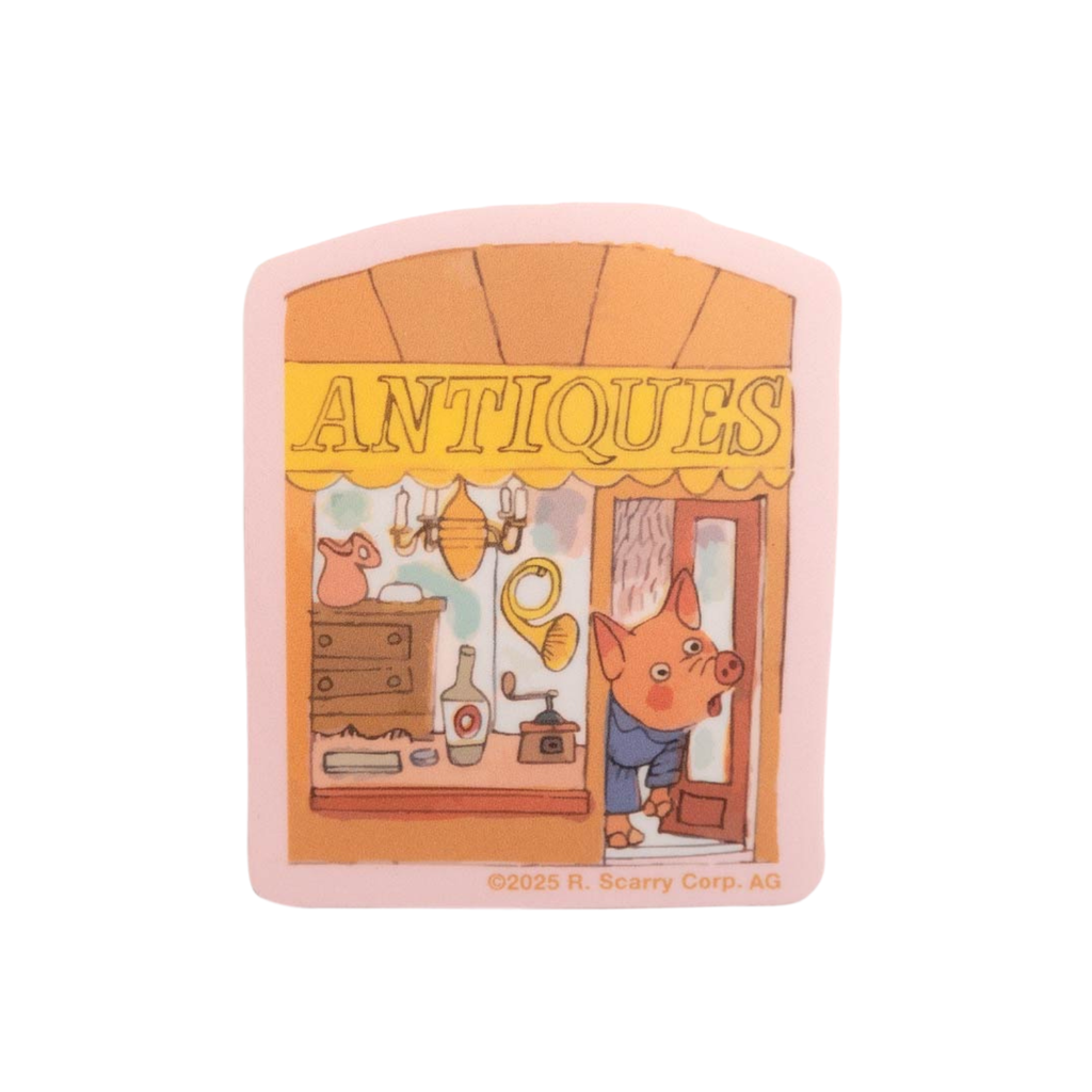 Richard Scarry Sticker · Antique Store