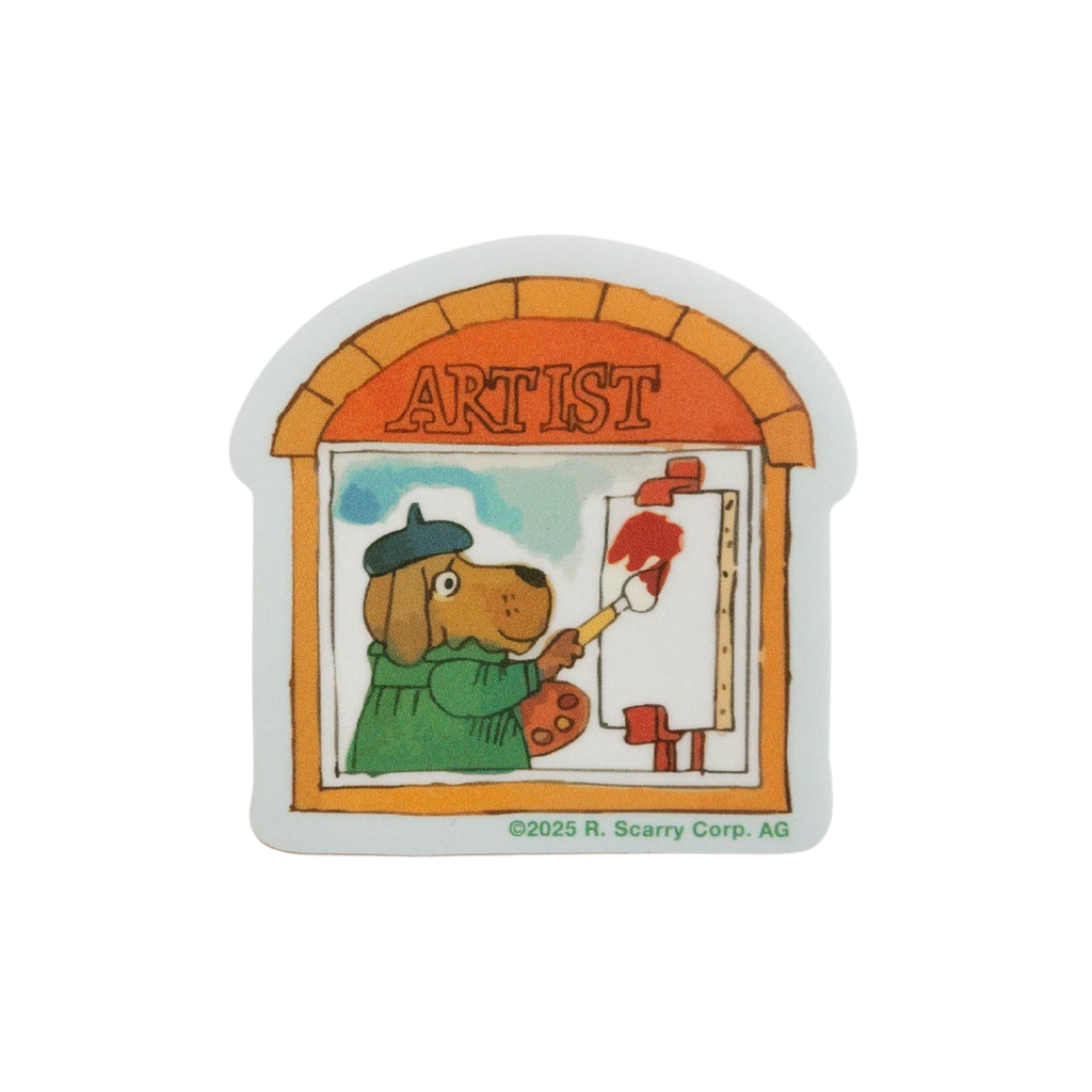 Richard Scarry Sticker · Artist Residency