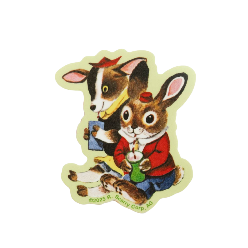 Richard Scarry Sticker · Farm Friends