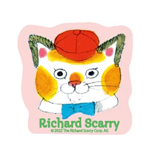 Richard Scarry Sticker · Huckle Cat