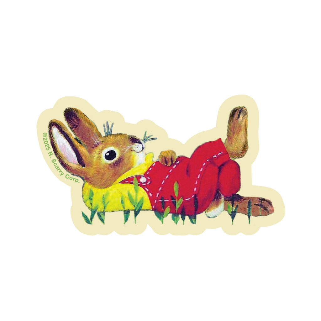 Richard Scarry Sticker · Nicholas Bunny Daydreaming