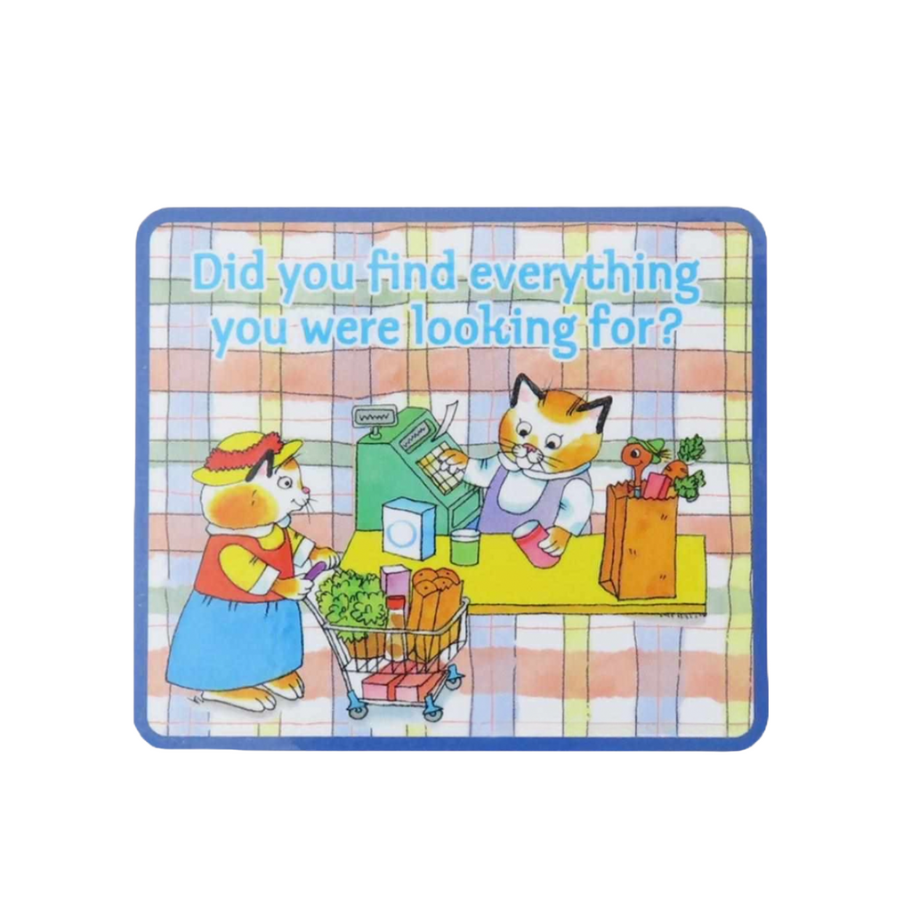 Richard Scarry Sticker · Supermarket Checkout