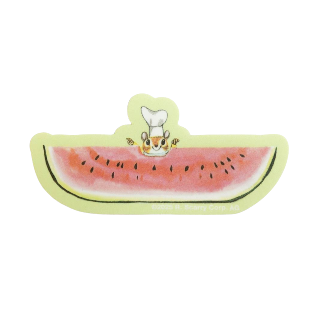 Richard Scarry Sticker · Watermelon Break