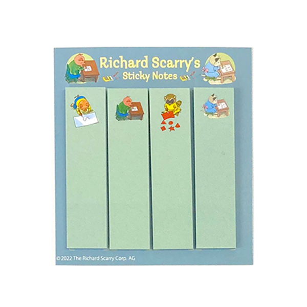 Richard Scarry Sticky Notes · Blue
