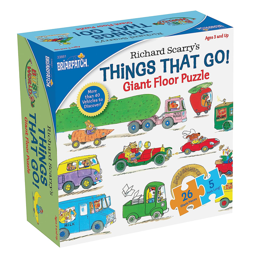 Richard Scarry Things That Go Giant Floor Puzzle