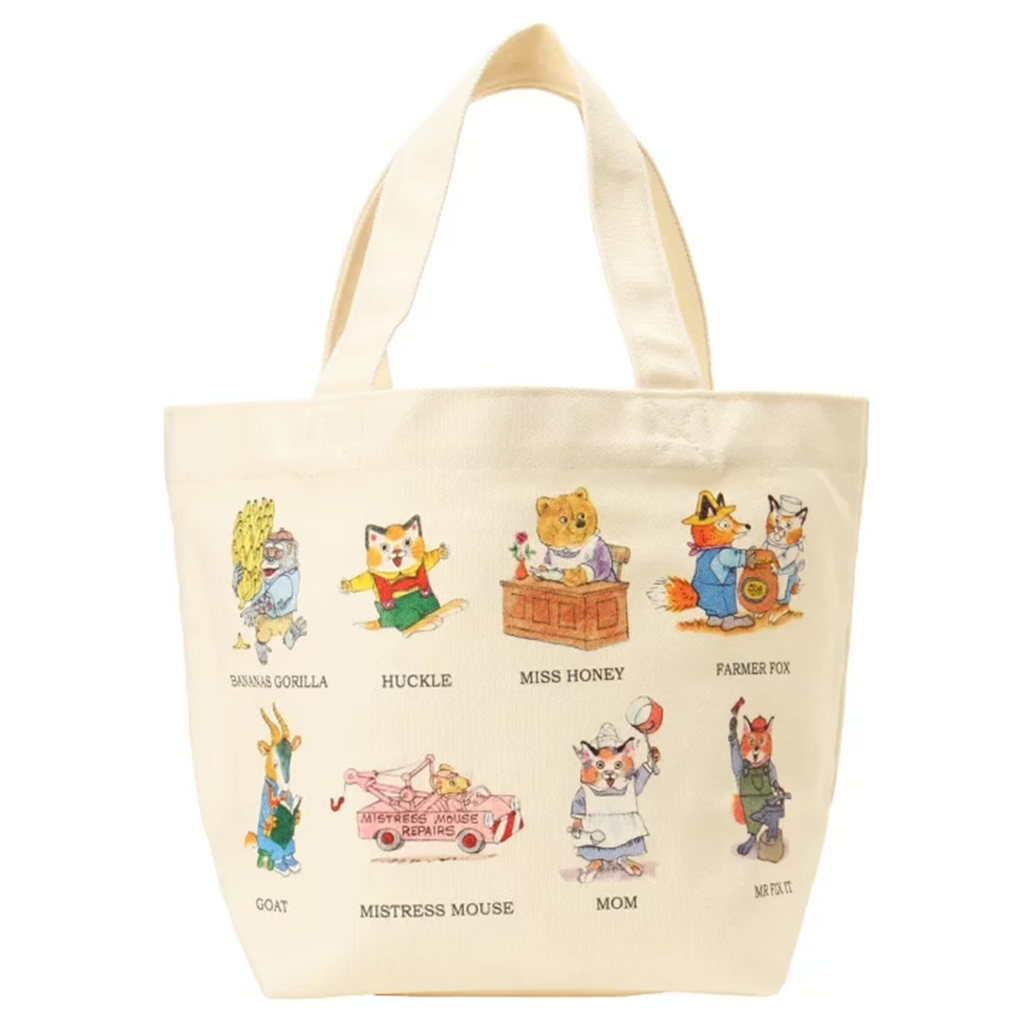 Richard Scarry Canvas Tote Bag · Busytown Characters