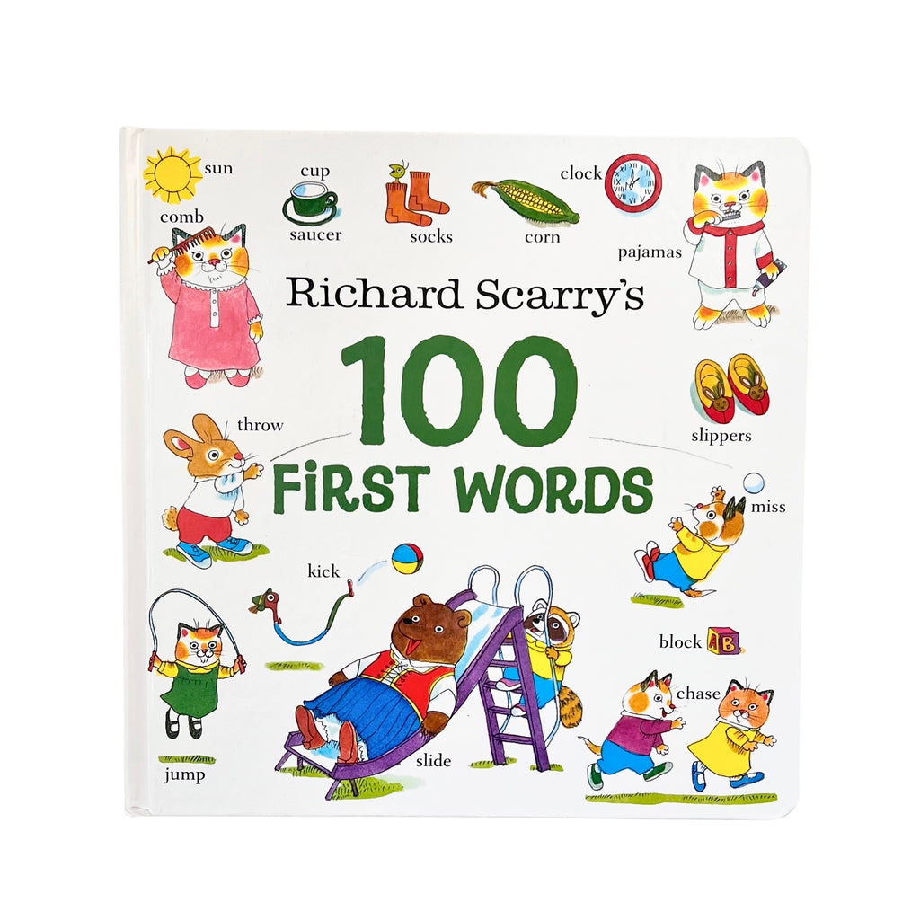 Richard Scarry's 100 First Words Board Book