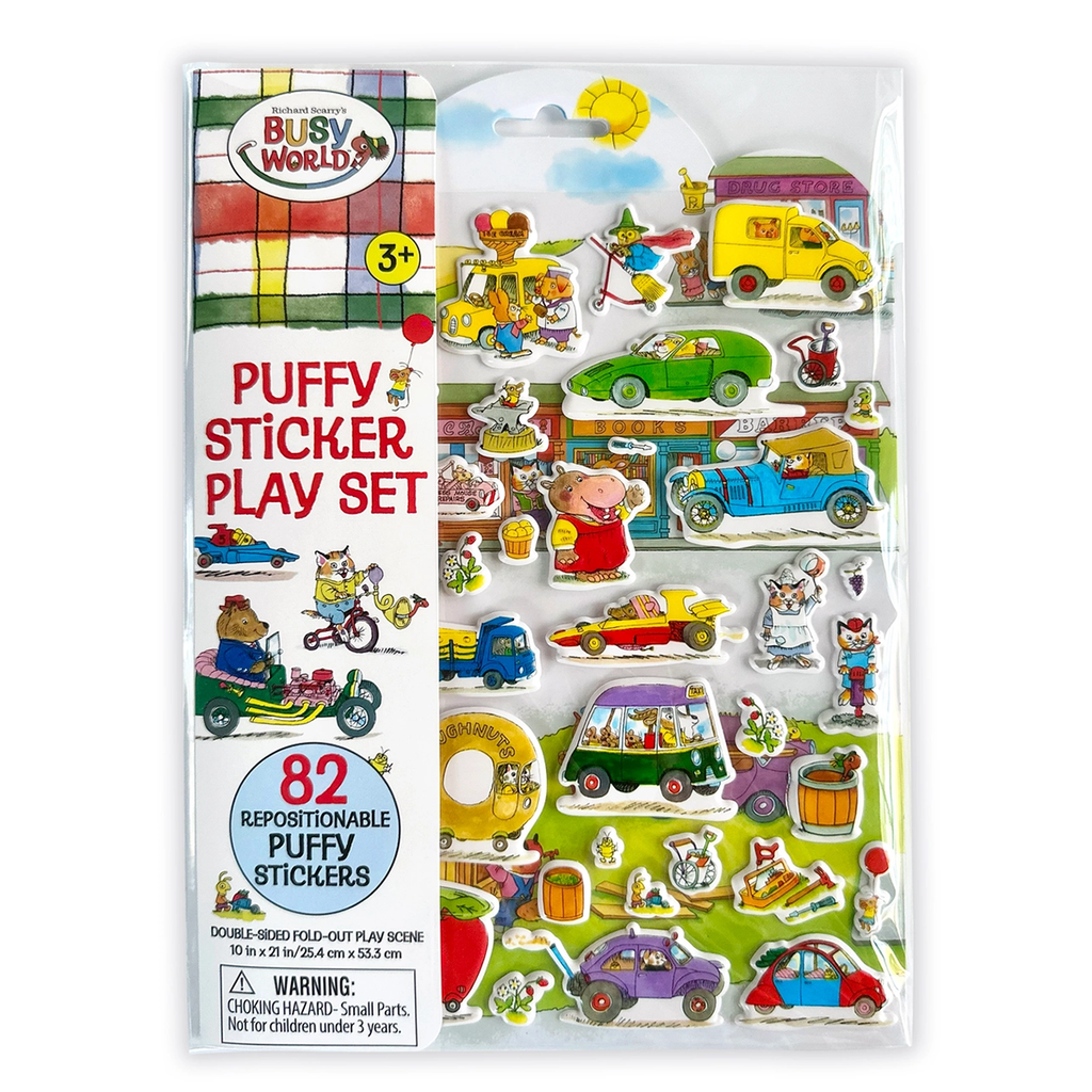 Richard Scarry's Busy World Puffy Sticker Play Set