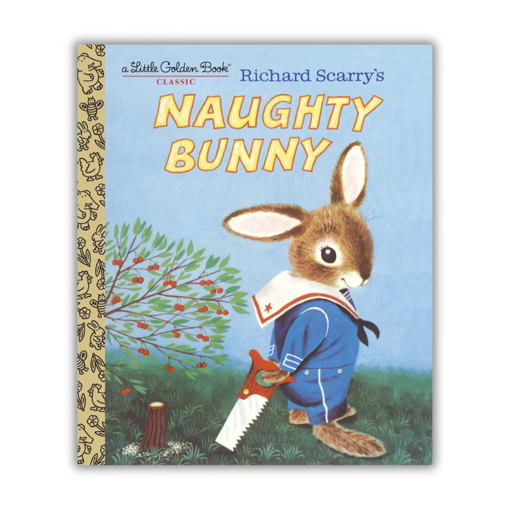 Richard Scarry's Naughty Bunny Board Book by Richard Scarry