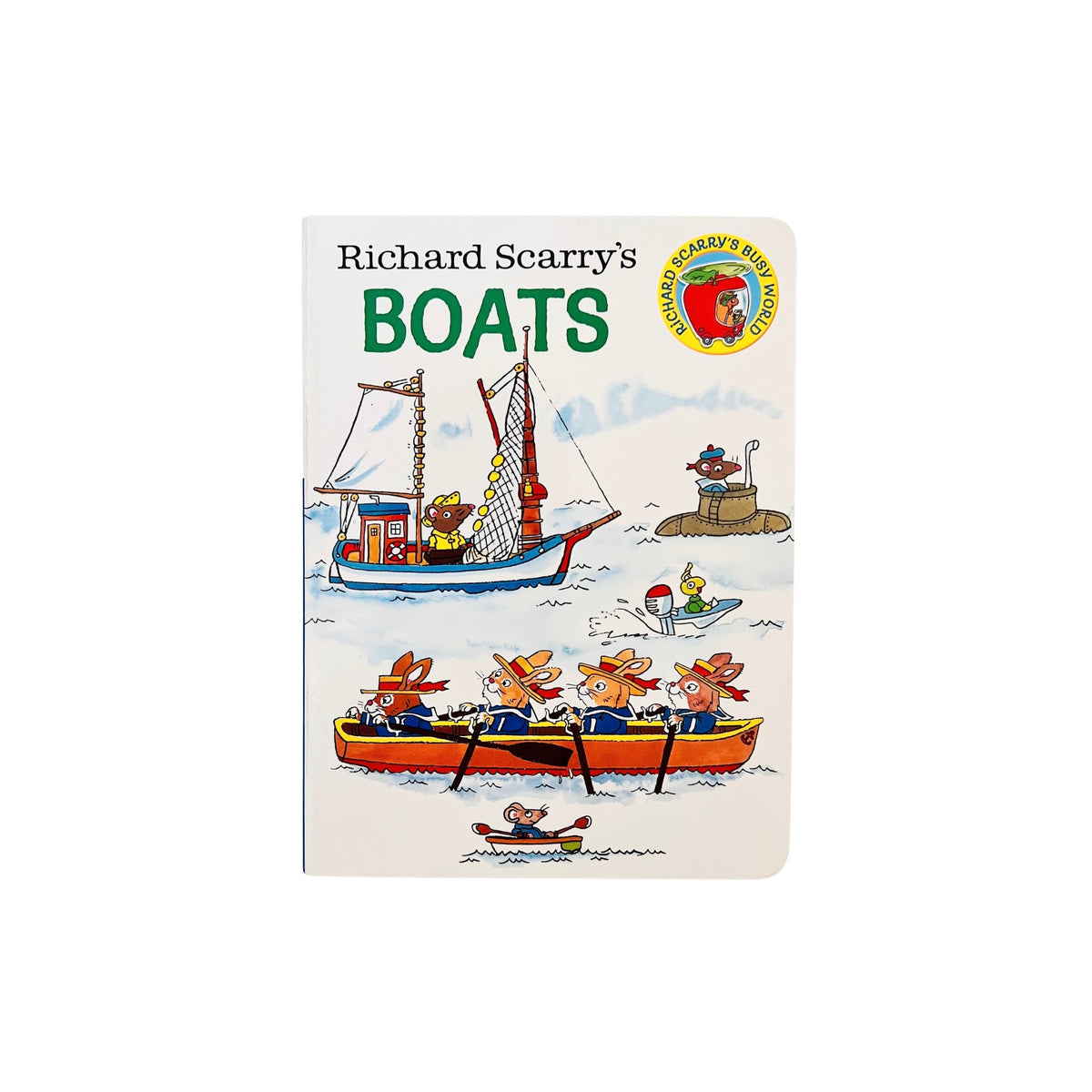 Richard Scarry's Boats Board Book | Acorn Toy Shop | Acorn Toy Shop