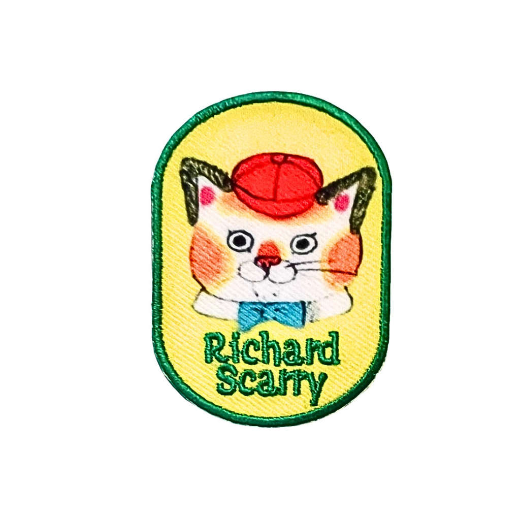 Richard Scarry Huckle Cat Embroidered Patch