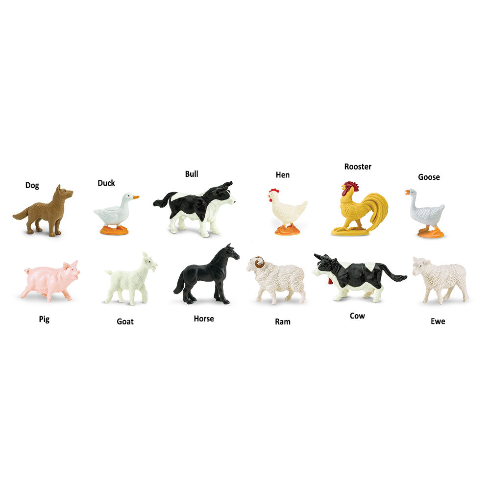 Safari TOOB Mini Figurine Set · Farm