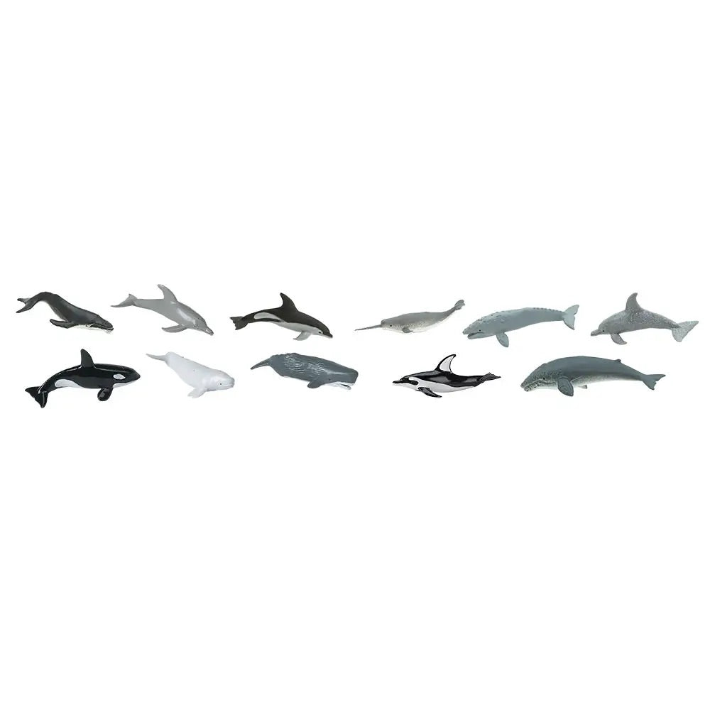 Safari TOOB Mini Figurine Set · Whales and Dolphins
