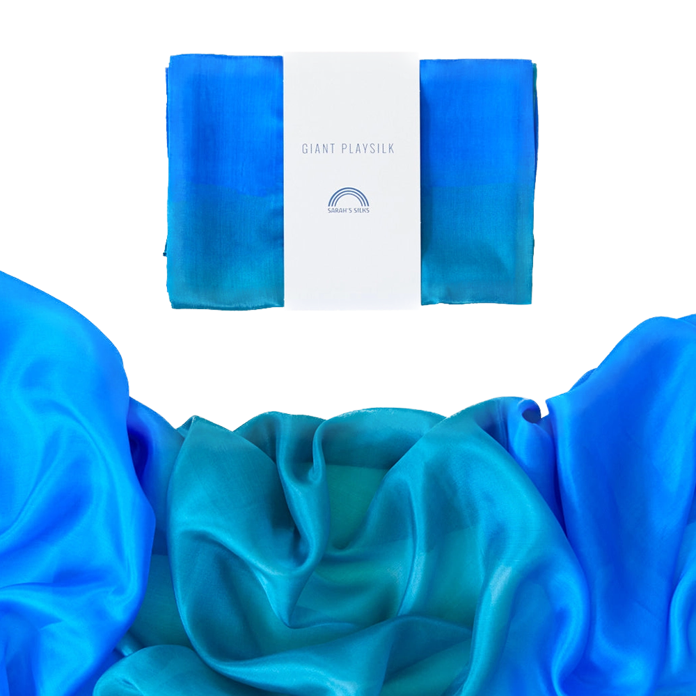 Sarah's Silks Giant Playsilk · Ocean