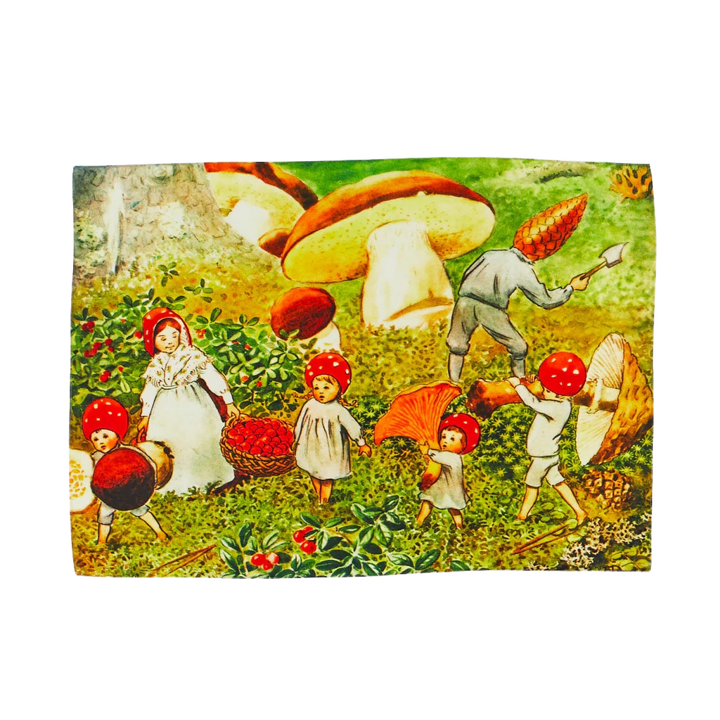 Sarah's Silks Seek & Find Playsilk · Elsa Beskow's Mushroom Family