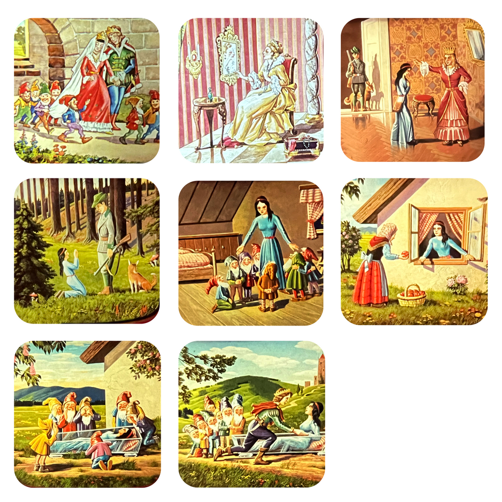 Mini Retro Television Reel Viewer Toy · Snow White and the Seven Dwarves in Multiple Colors