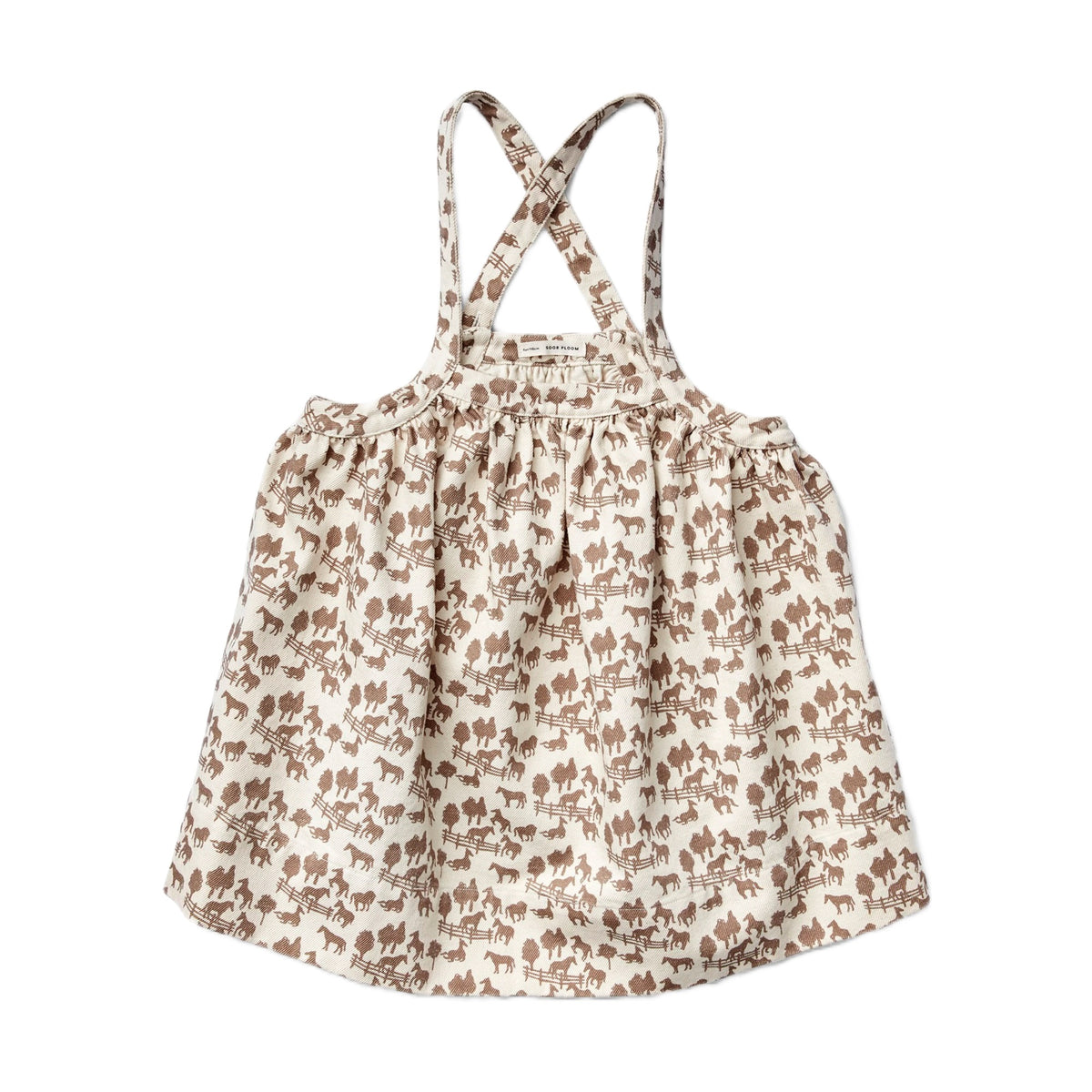 Soor Ploom Eloise Pinafore · Horse Toile Print | Acorn Toy Shop