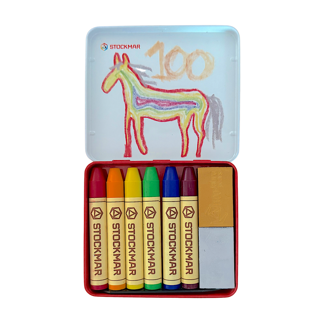 Stockmar Rainbow Edition Wax Crayon Set · 8 Pieces