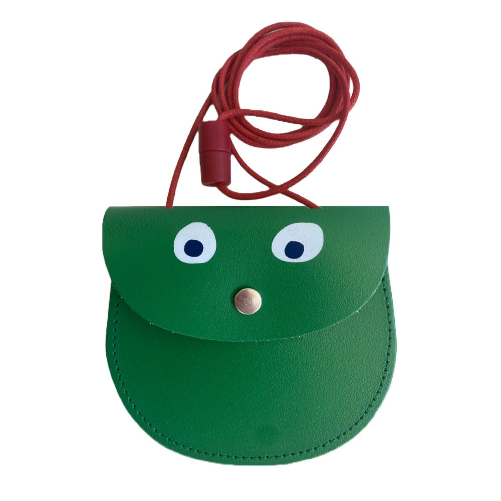 Surprise Eyes Pocket Money Purse · Green