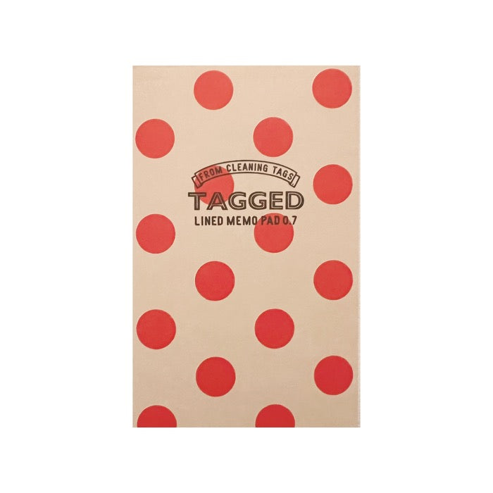 Tagged Polka Dot Memo Pad