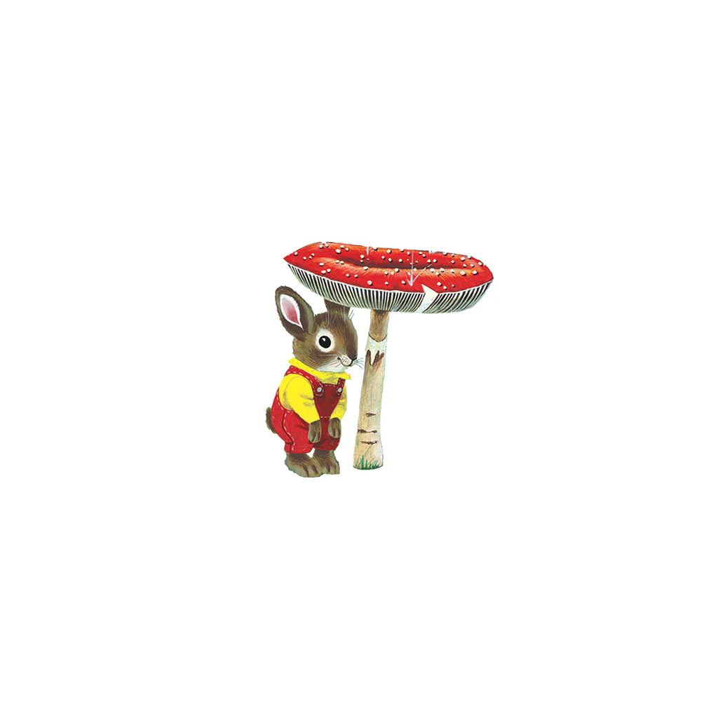 Tattly Richard Scarry Toadstool Bunny Temporary Tattoo Set