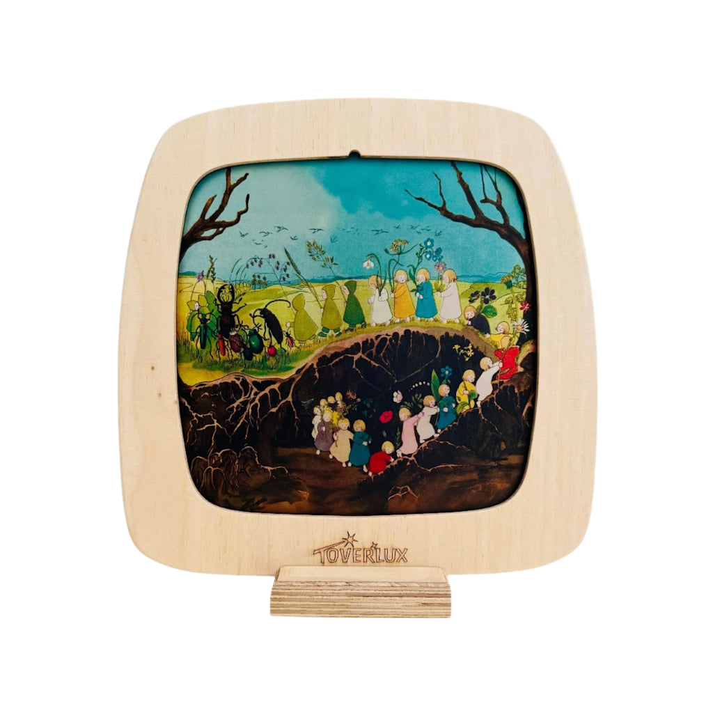 Toverlux Silhouette Insert ·  Sibylle von Olfers' The Story of the Root Children Spring