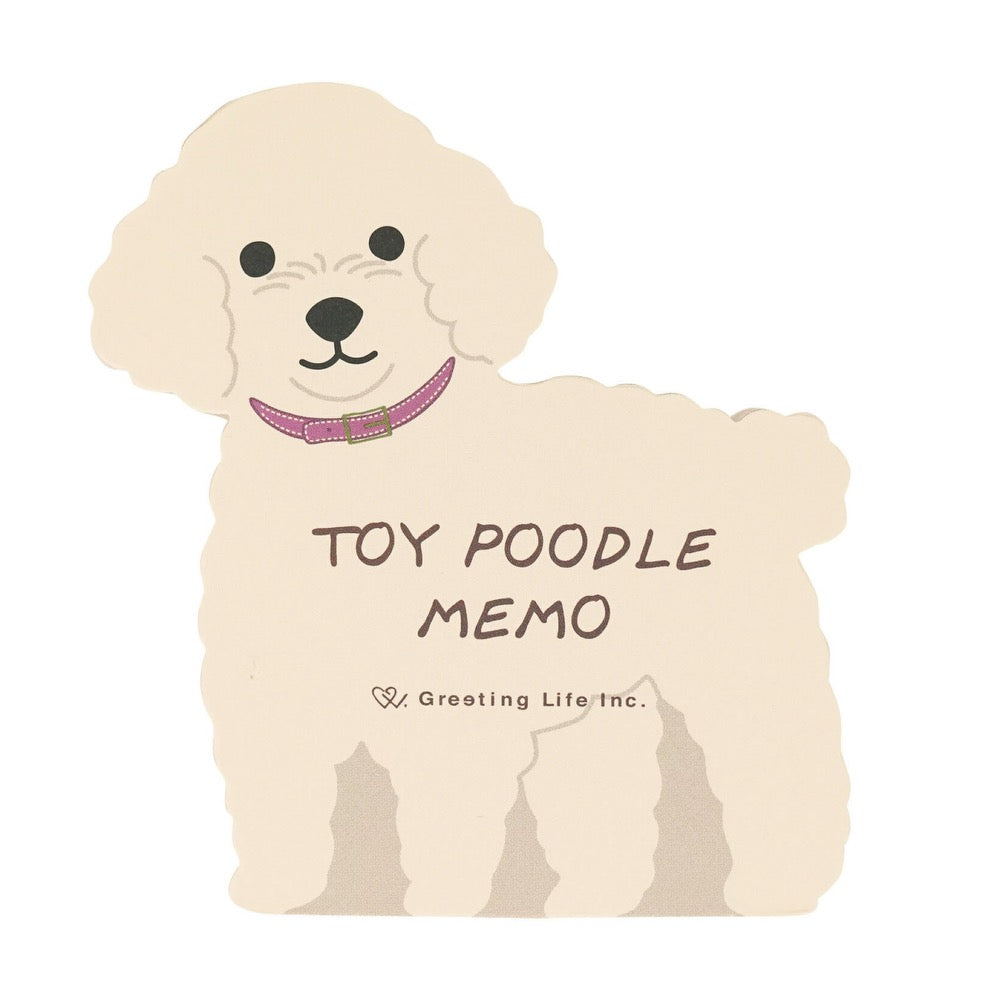 Toy Poodle Memo Pad