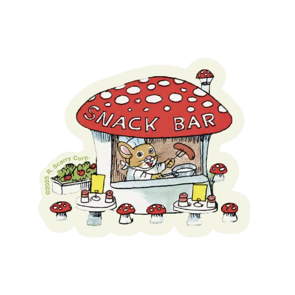 Richard Scarry Sticker · Snack Bar