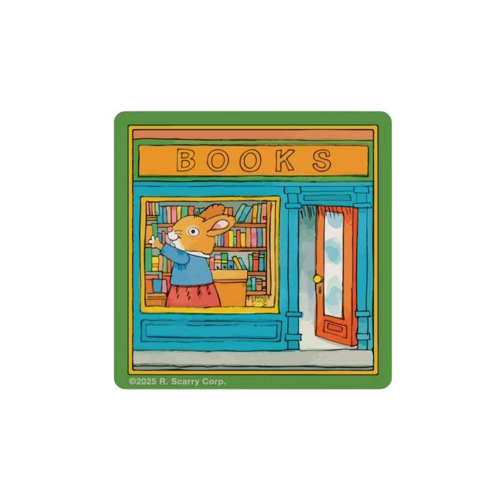 Richard Scarry Sticker · Bookstore Sticker