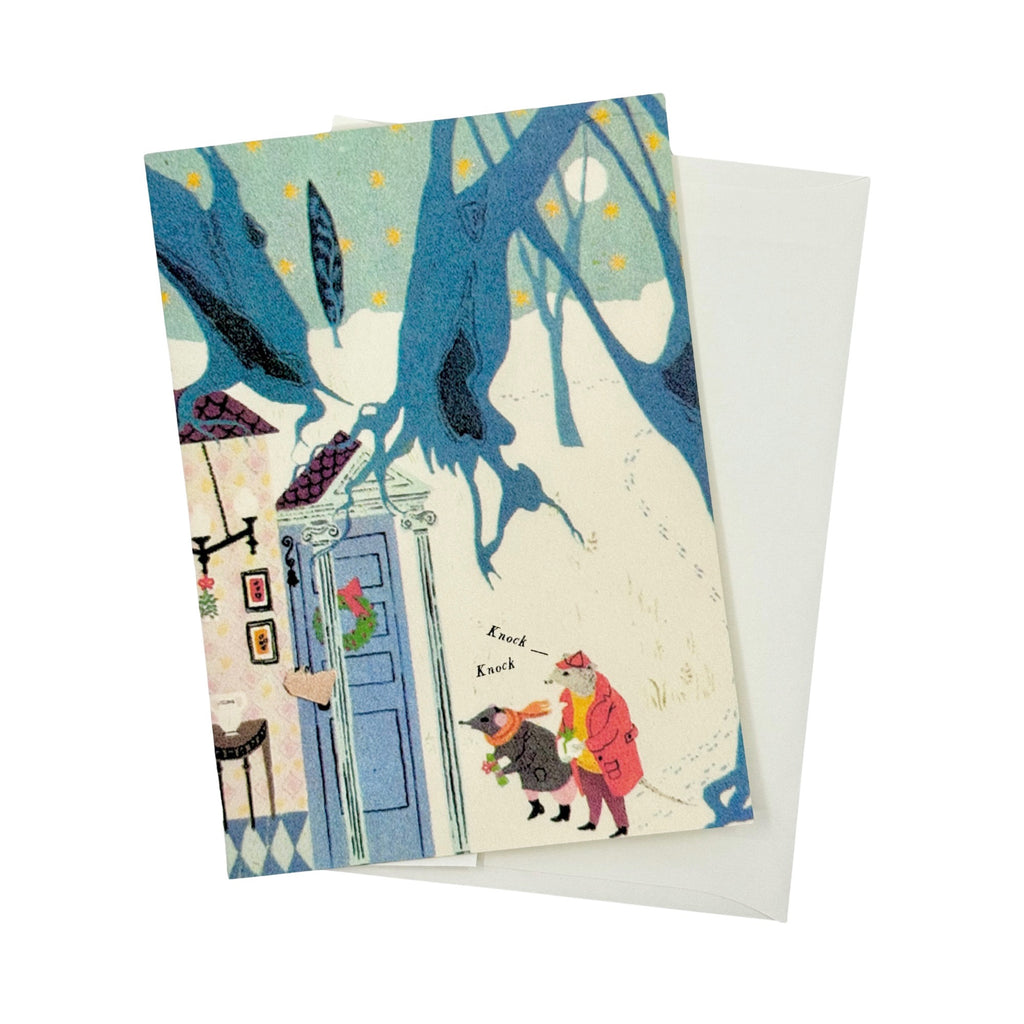 Parcel Badger's Visit Greeting Card