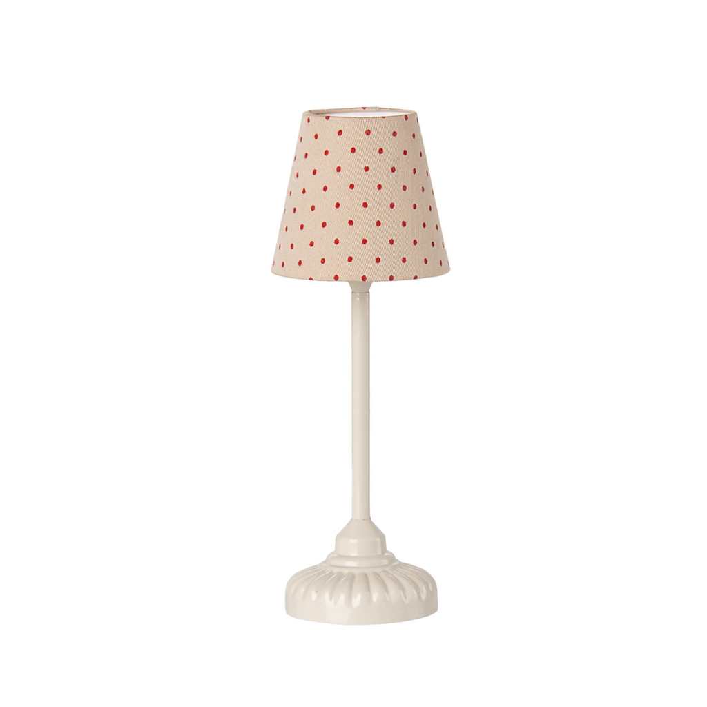Maileg Mini Vintage Floor Lamp · Polka Dot Sand