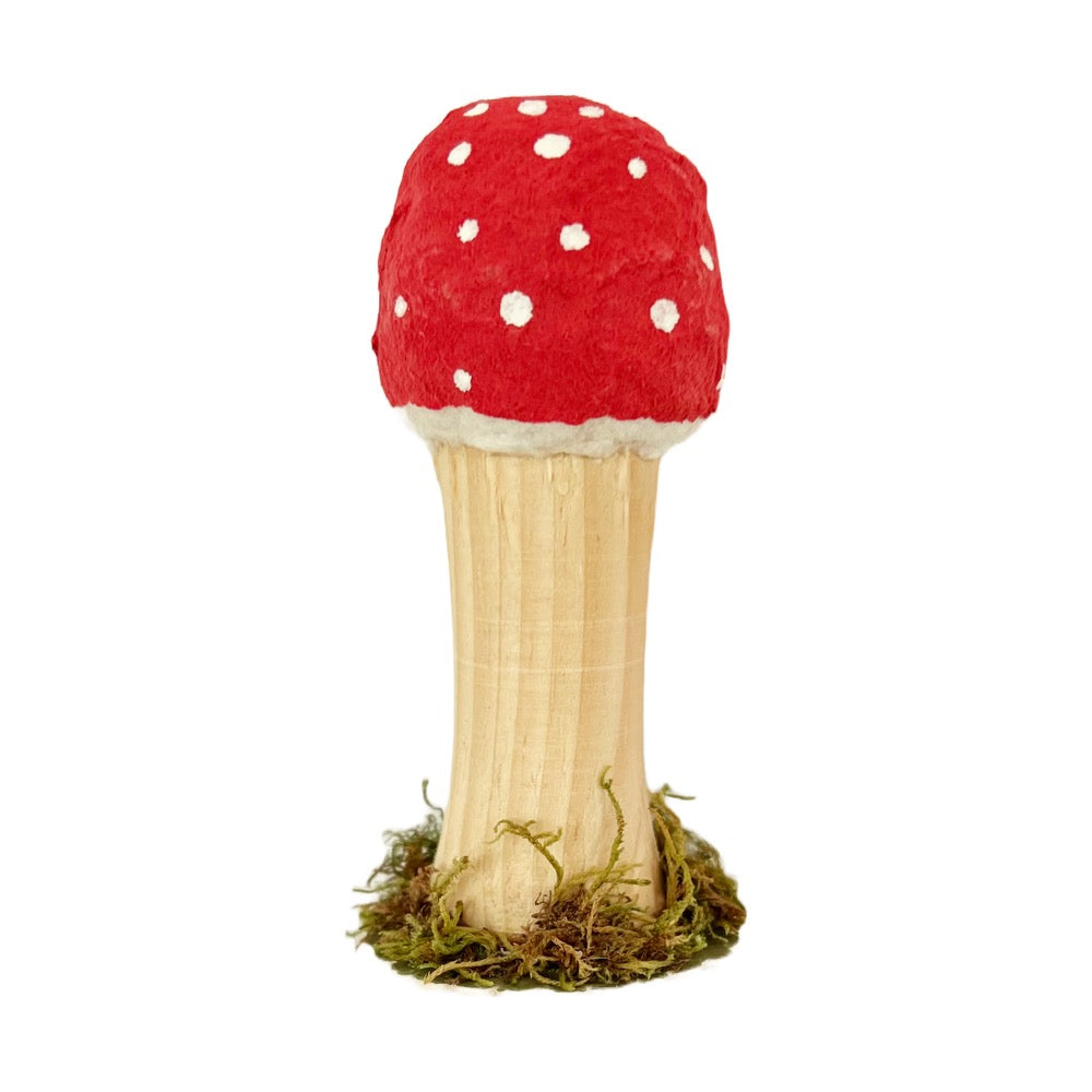 Vintage By Crystal Mushroom Figurine · Short and Slender