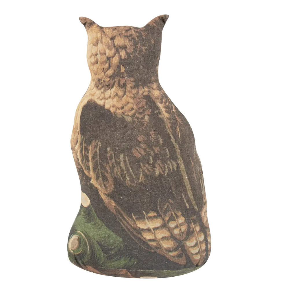 Vintage Inspired Owl Pillow