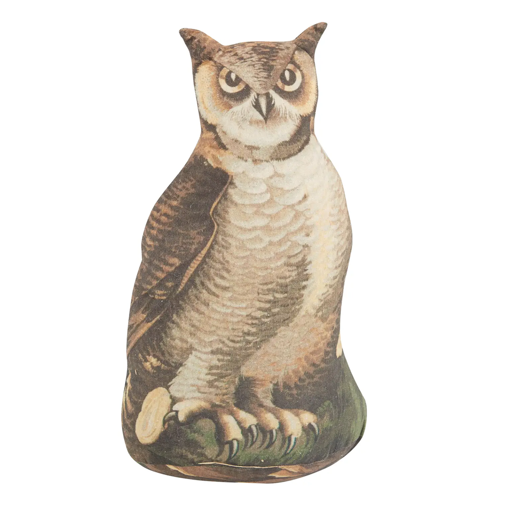 Vintage Inspired Owl Pillow