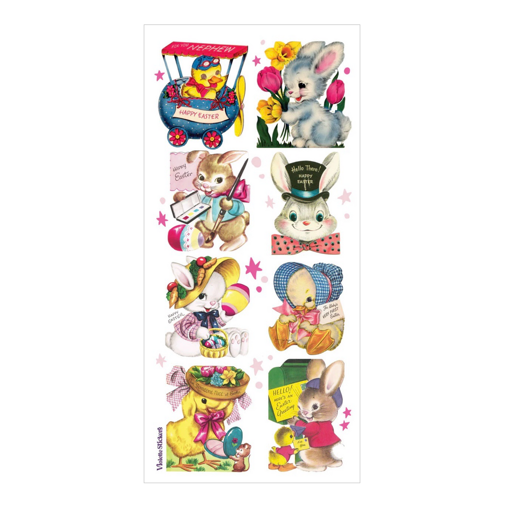 Easter Baby Animals Sticker Sheets