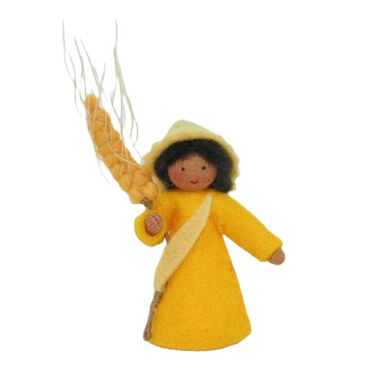 Wheat Prince Holding Wheat  · Brown