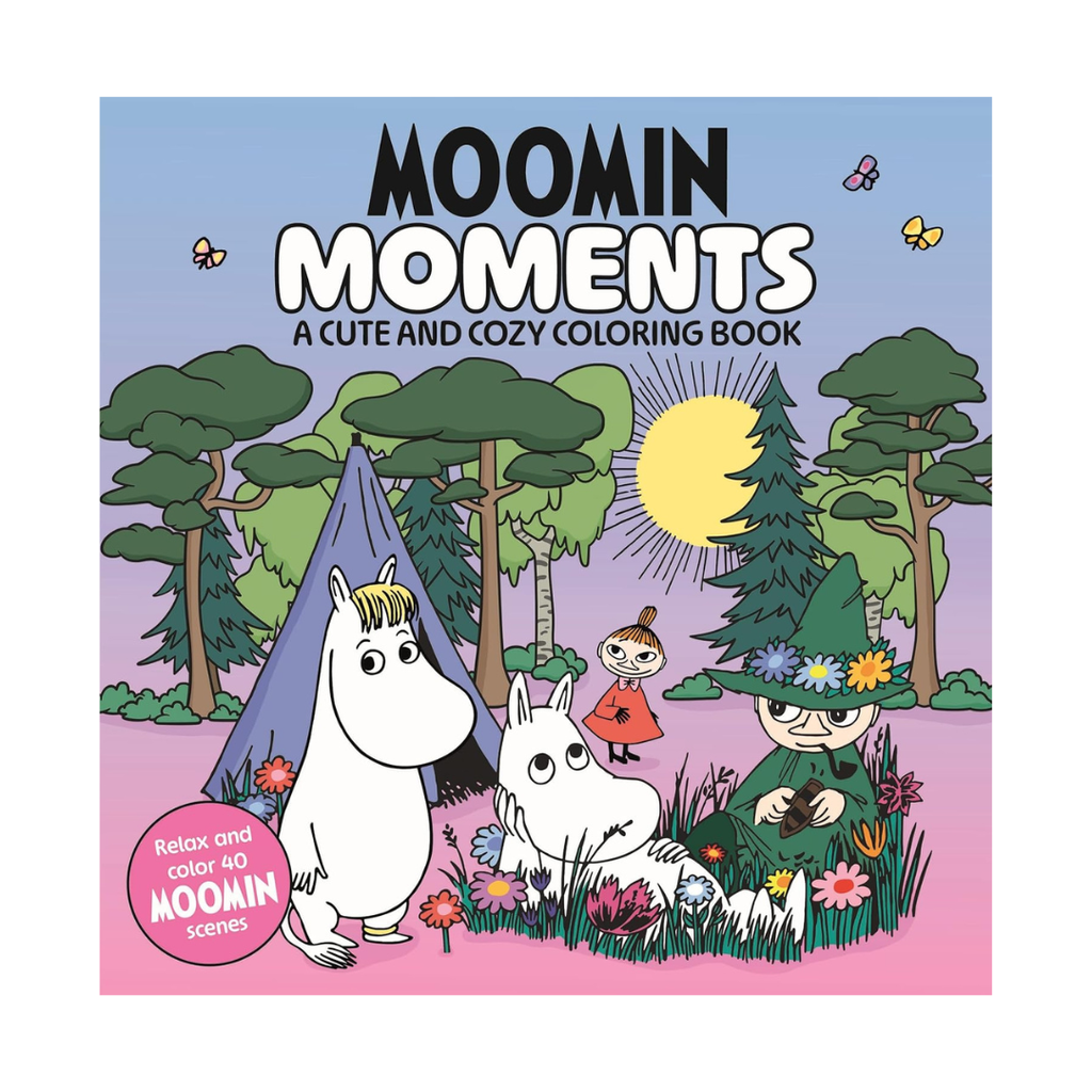 Moomin Moments Coloring Book | 40+ Scenes | Acorn Toy Shop | Acorn Toy Shop