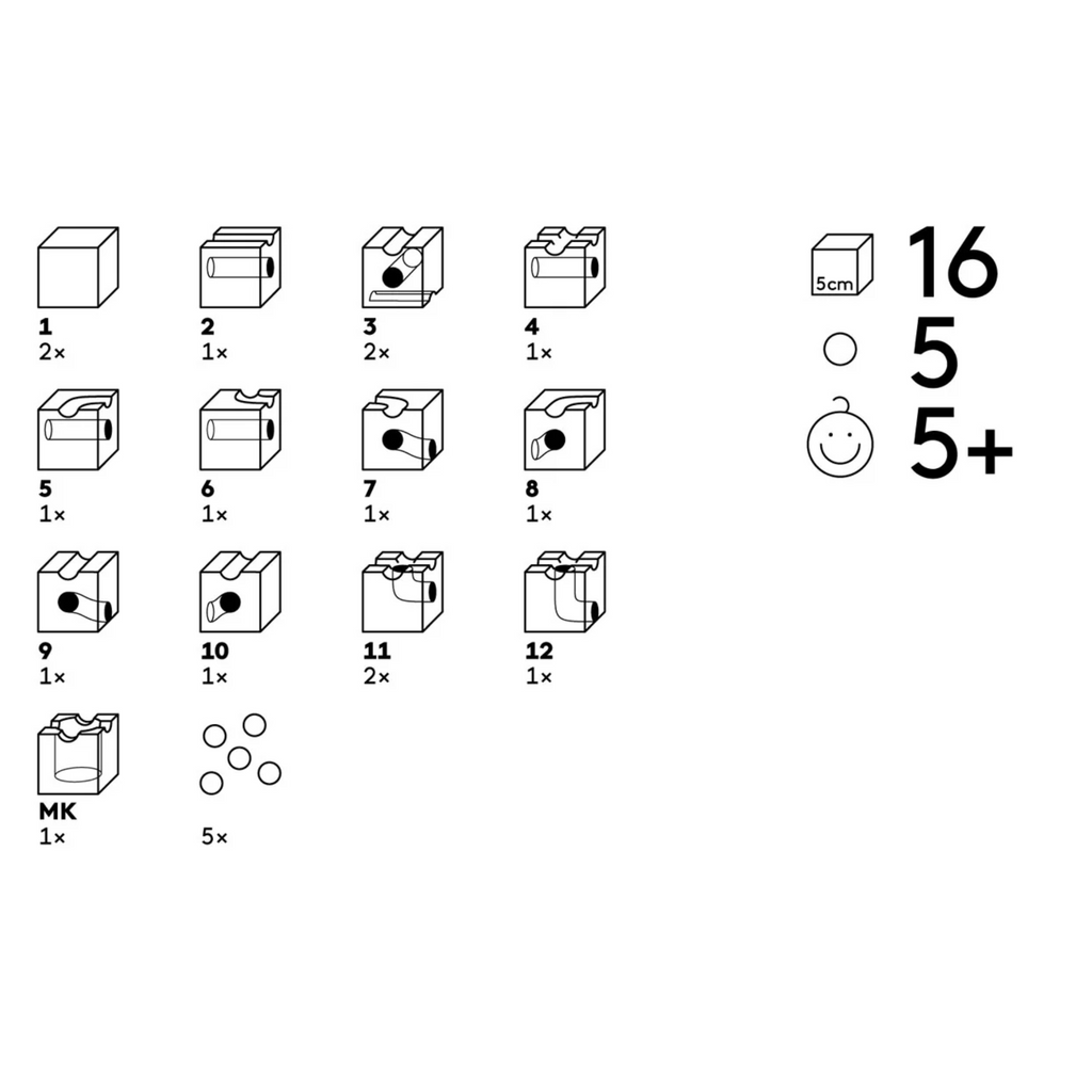 Cuboro Marble Run · Standard 16