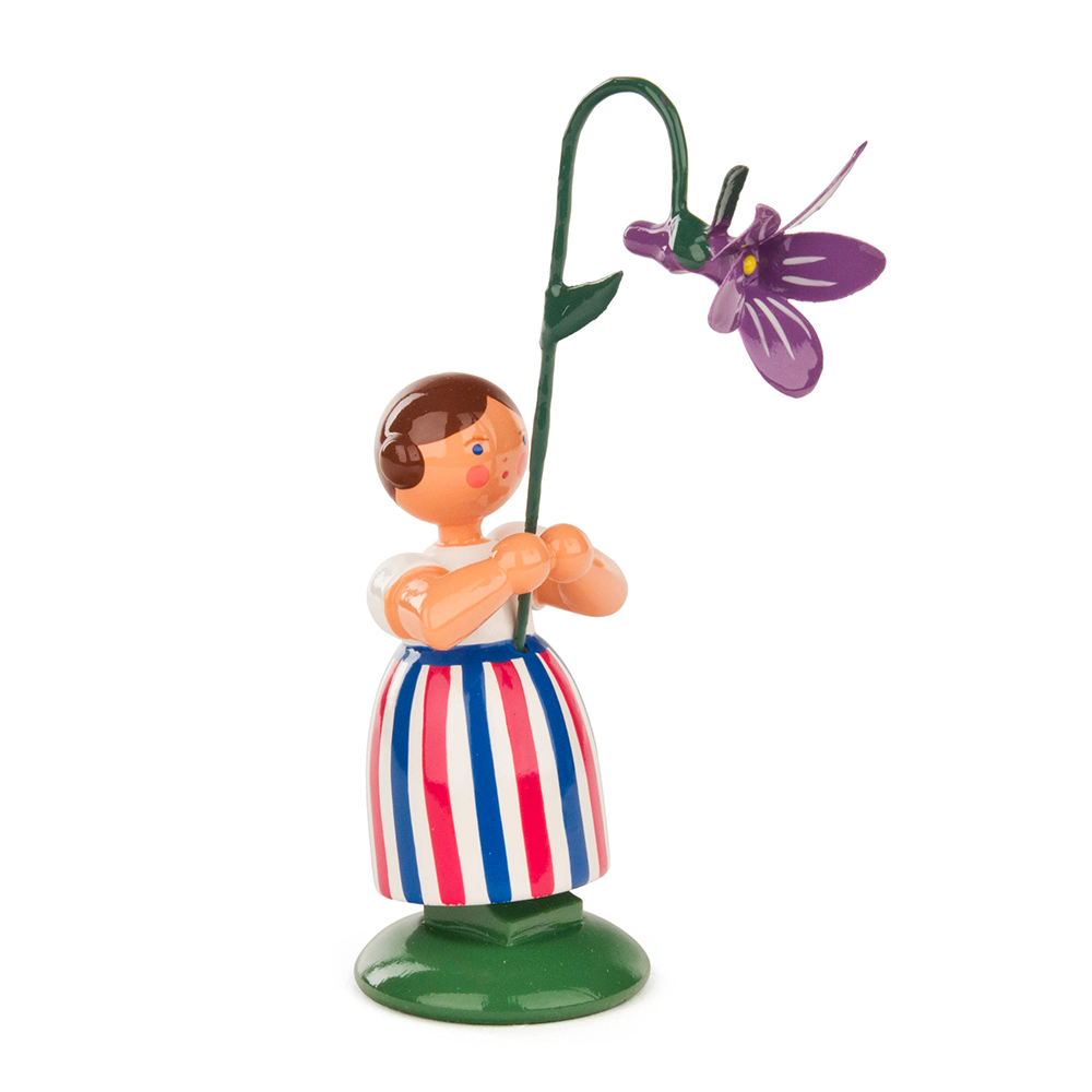 Flower Child Figurine · Orchid