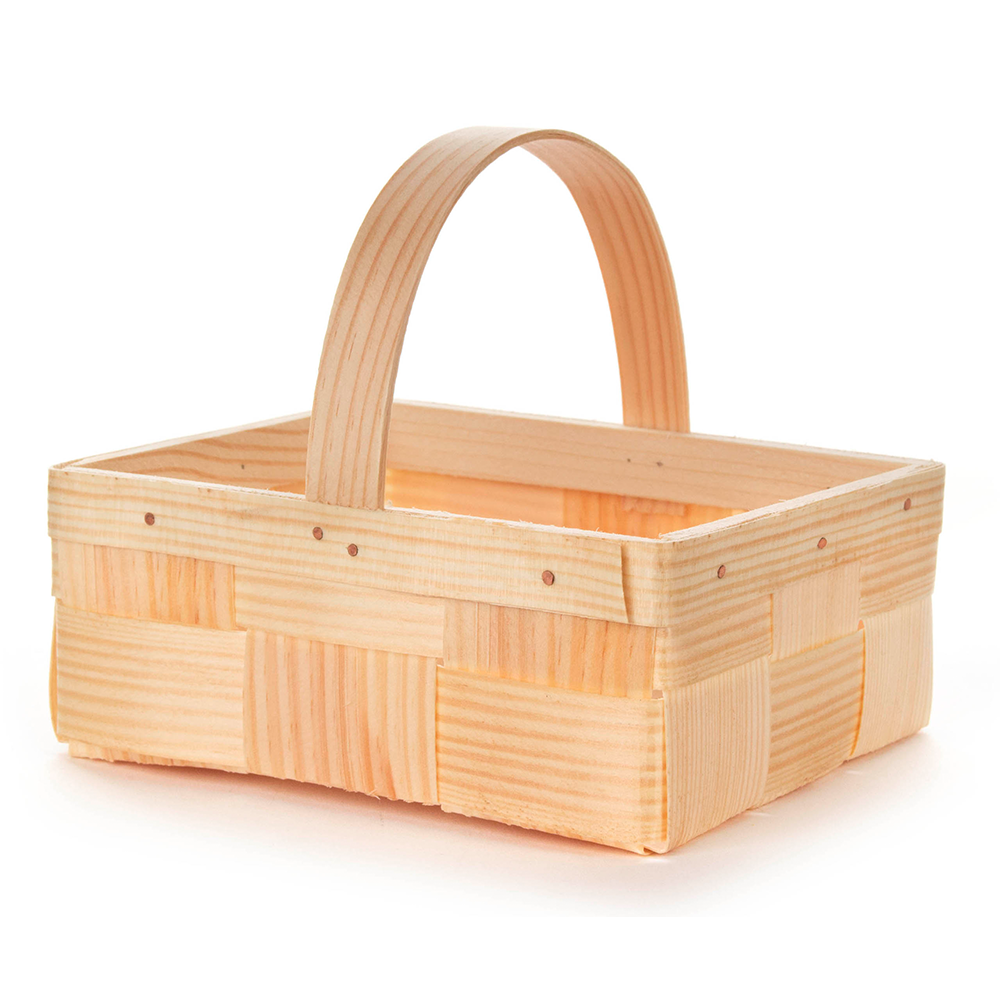 Woven Easter Basket · Natural Square