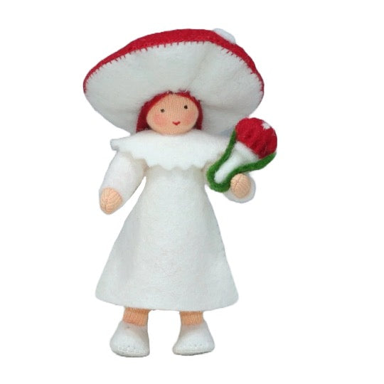 Red Mushroom Family with Fair Skin • Sold Individually