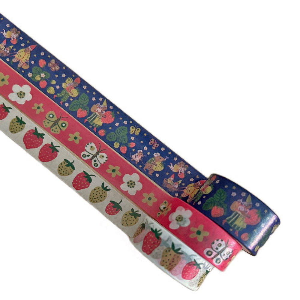 Phoebe Wahl Strawberry Parade Japanese Tape Set