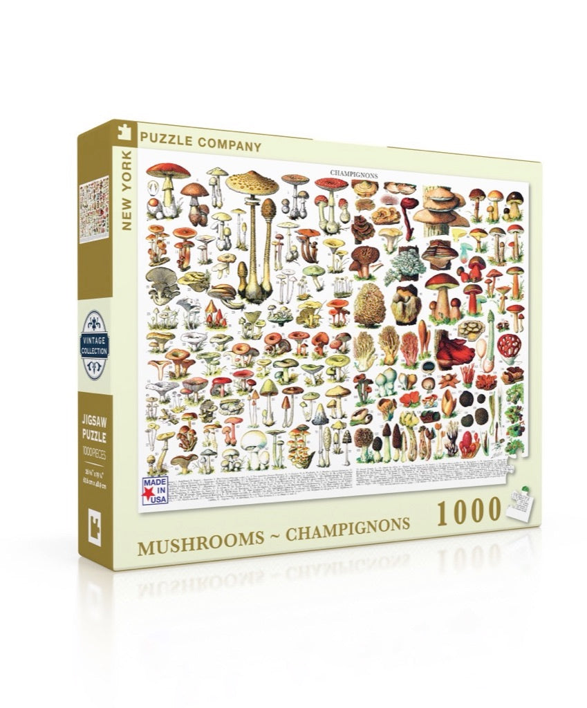 Mushrooms 1000 Piece Puzzle