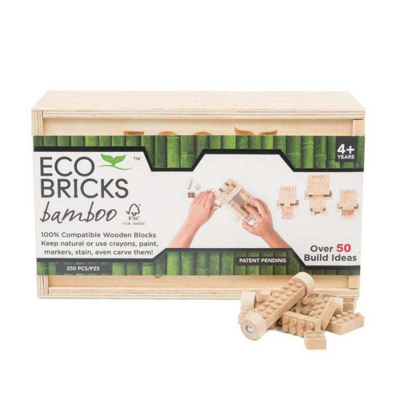 Eco Bamboo Bricks 250 Piece Set