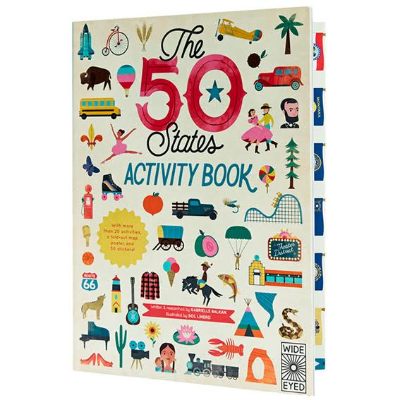 50 States Activity Book 