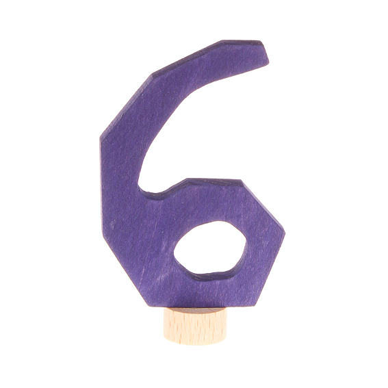 Grimm's Number 6 Figurine · Purple
