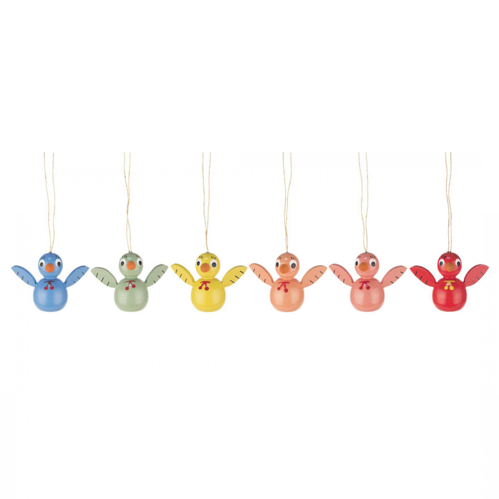 6 Piece Chick Ornament Set