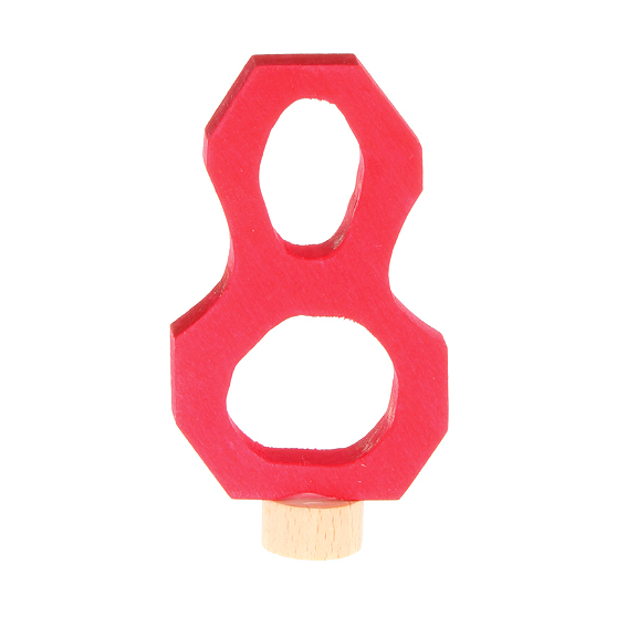 Grimm's Number 8 Figurine · Red